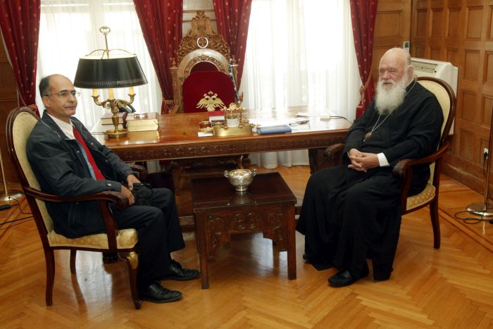 ÓÕÍÁÍÔÇÓÅÉÓ ÔÏÕ ÁÑ×ÉÅÐÉÓÊÏÐÏÕ ÉÅÑÙÍÕÌÏÕ ÌÅ ÔÇÍ ÐÁÍÅËËÇÍÉÁ ÅÍÙÓÇ ÈÅÏËÏÃÙÍ, ÔÇÍ ÂÏÕËÅÕÔÇ ÏËÃÁ ÊÅÖÁËÏÃÉÁÍÍÇ ÔÇÍ ÅÍÙÓÇ ÁÐÏÓÔÑÁÔÙÍ ÁÎÉÙÌÁÔÉÊÙÍ( ÓÔÉÃÌÉÏÔÕÐÏ ÌÅ ÔÇÍ ÅÍÙÓÇ ÈÅÏËÏÃÙÍ) --ÖÙÔÏ ×ÑÇÓÔÏÓ ÌÐÏÍÇÓ)