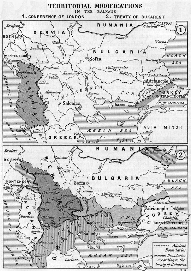 Ολόκληρη η Συνθήκη Βουκουρεστίου 1913 – πουθενά ο όρος «Μακεδονία»! ψεύδη τα ποσοστά…
