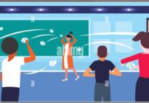 Ὁ δρόμος πρός τήν ζούγκλα περνᾶ ἀπό τό σχολεῖο.