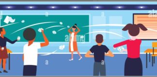 Ὁ δρόμος πρός τήν ζούγκλα περνᾶ ἀπό τό σχολεῖο.